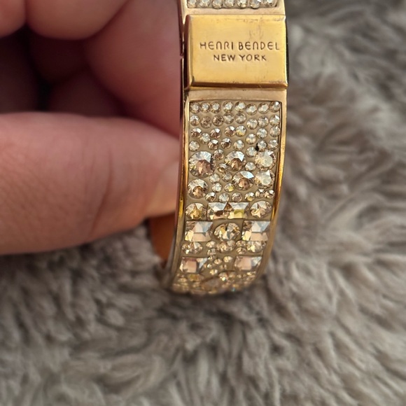 Henry Bendel New York Gold and Crystal Women's Bracelet - Picture 4 of 13